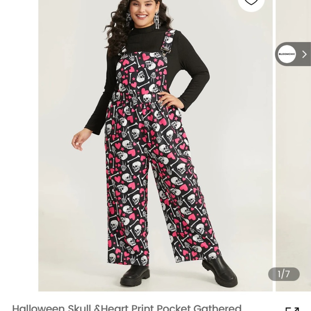 Halloween overalls from Bloomchic.com